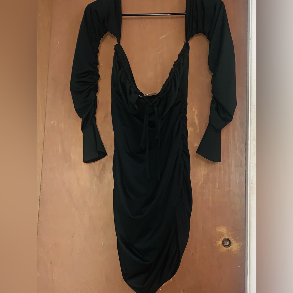 Off the shoulder mini dress